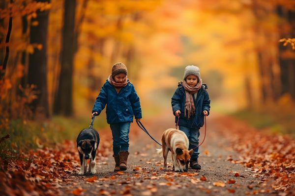 promenade chiot