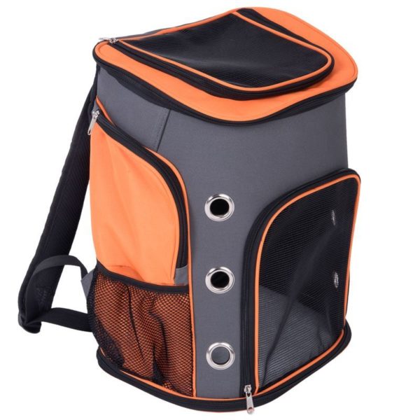 sac à dos chien vue de profil